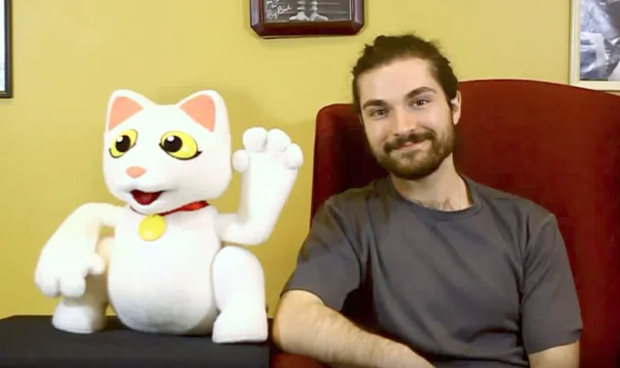 James Kemp Puppets Builds Lucky Cat Ventriloquist Puppet