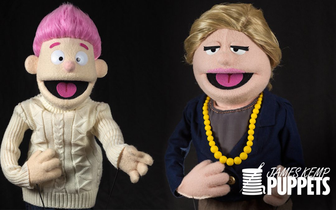 Crash and Prime Minister of Norway Puppets